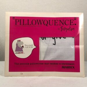 Vintage 1989 Boynton Pillowcase Pillowquence